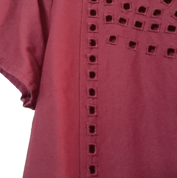 Old Navy Shift Dress with Front Cutout Pattern and a Slip size L - Picture 12 of 16